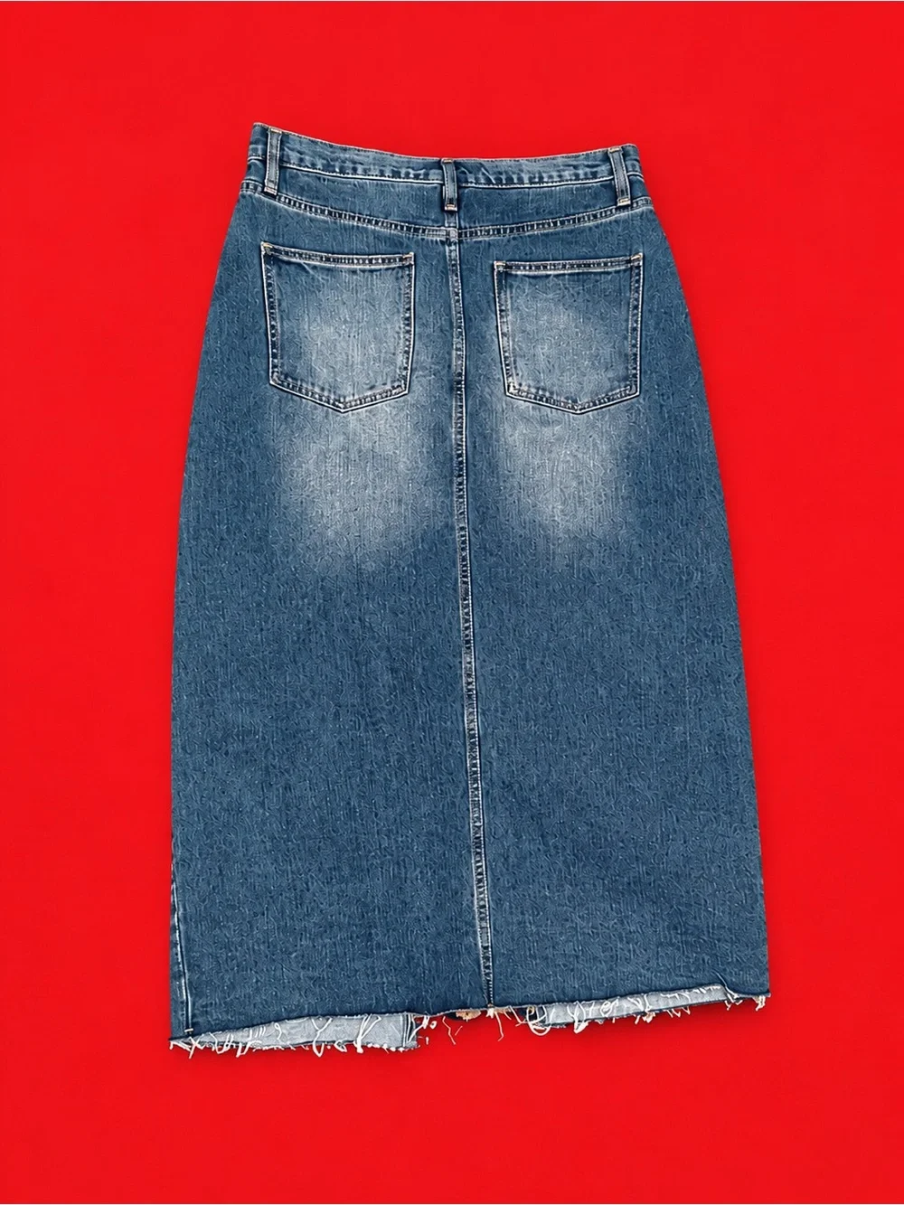 Aqua blue washed